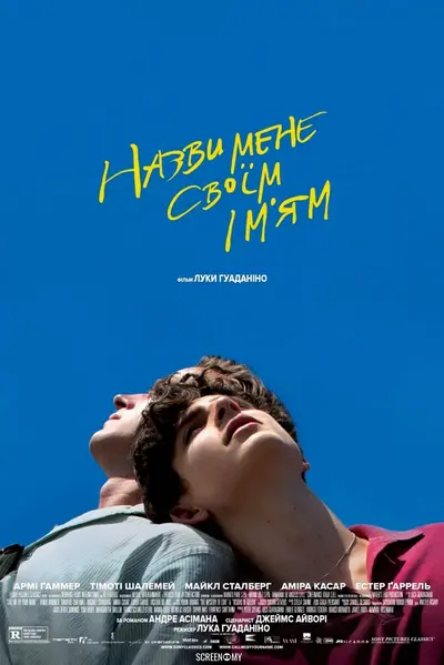 Назви мене своїм ім'ям (2017) - постер фільму