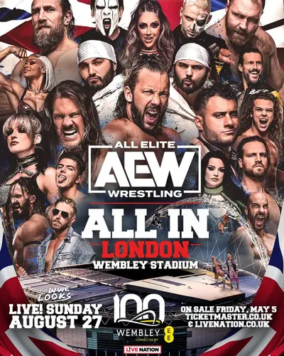 AEW All In London 2023 (2023) - постер фільму