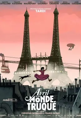Авріл і підроблений світ (2015) - постер фільму