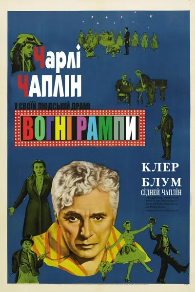 Вогні рампи (1952) - постер фільму