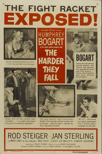 Тим важче буде падіння (1956) - постер фільму